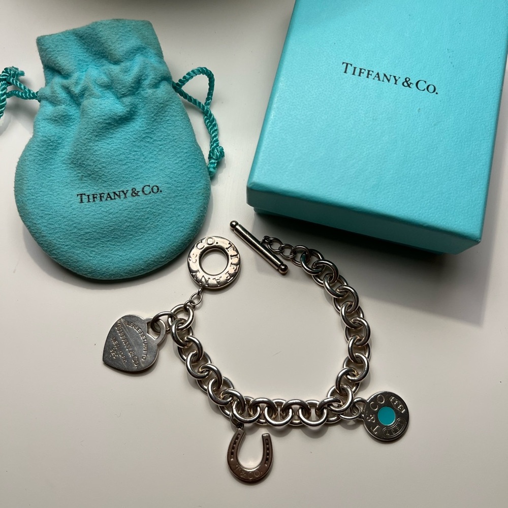 Tiffany & Co Return to Tiffany heart tag toggle bracelet in Silver